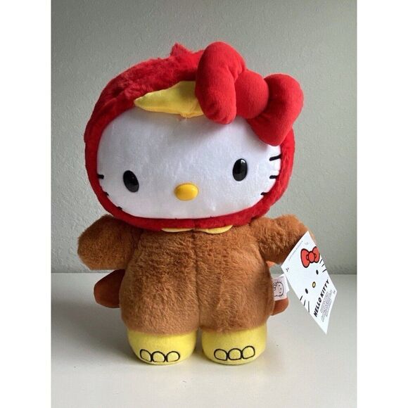 Sanrio Hello Kitty Turkey Plush Greeter Thanksgiving Harvest Fall Autumn NEW - Picture 1 of 13